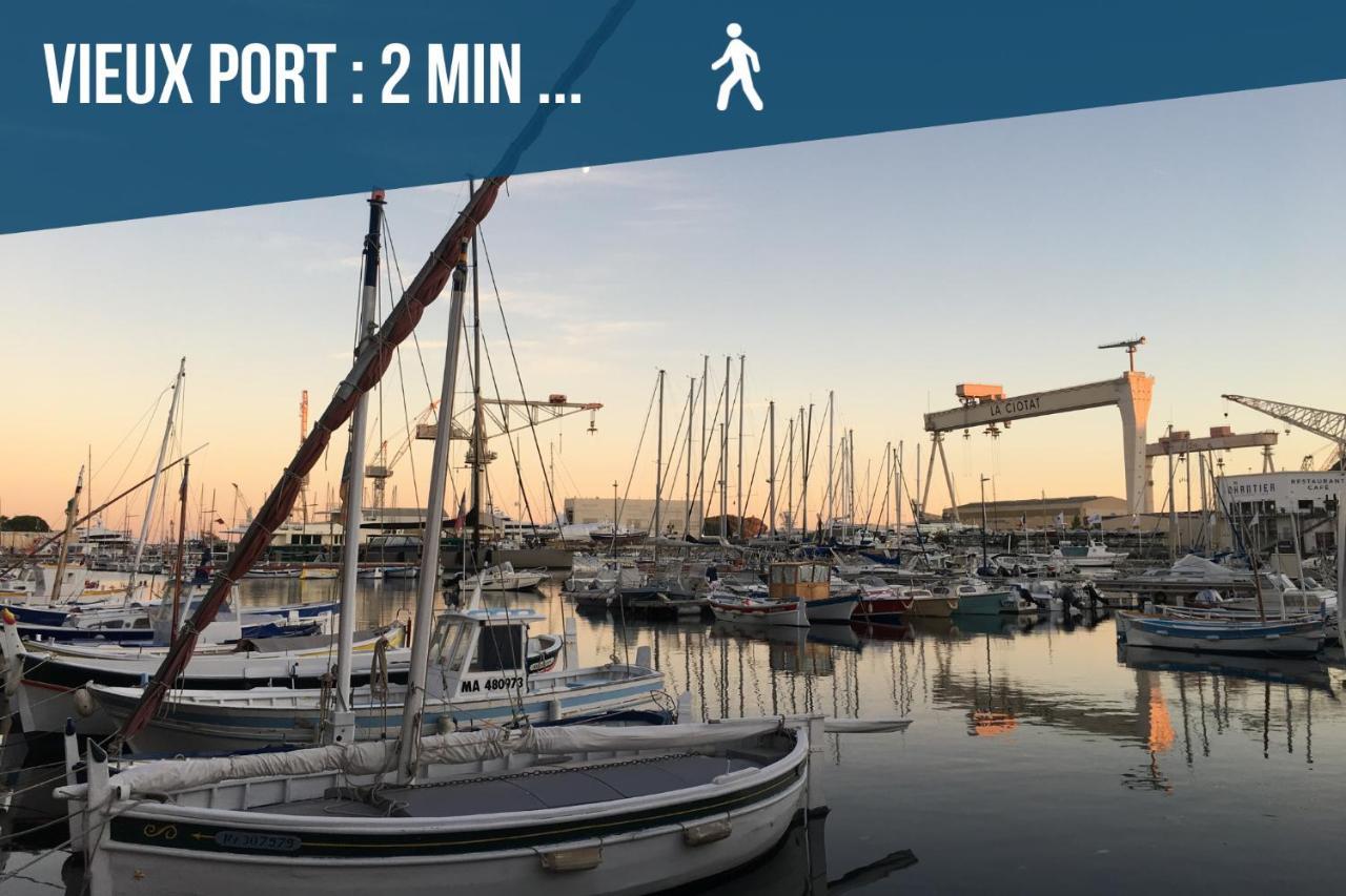 Vanille Climatise Port Et Plages A Pieds By Laconciergtie13 La Ciotat Exterior foto